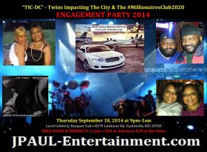 #TIC-DC-#MillionairesClub2020 Engagement Party